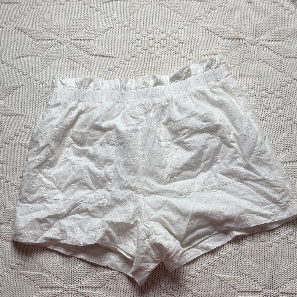 Lauren Conrad White Eyelet Shorts